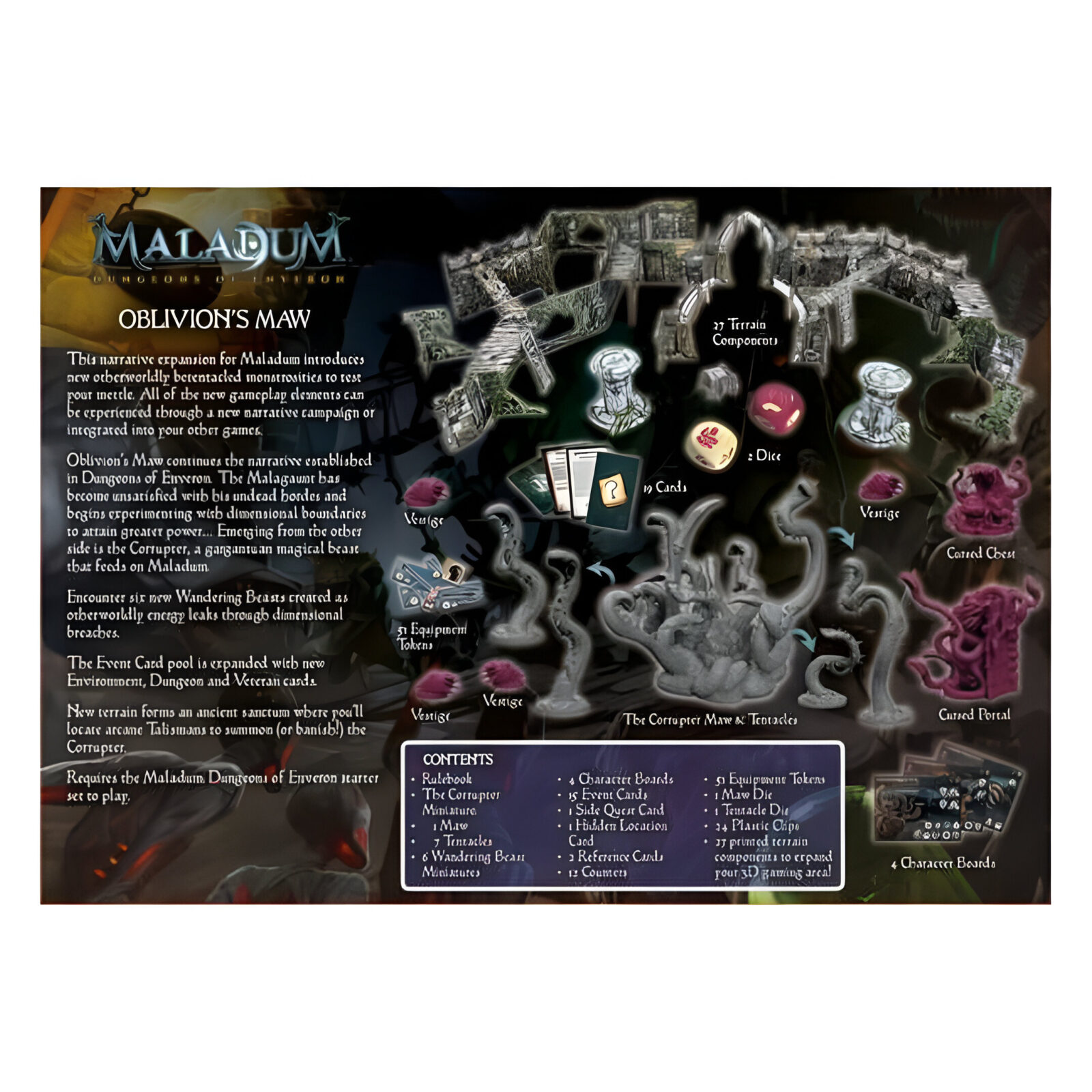 Maladum Oblivion’s Maw Expansion 3