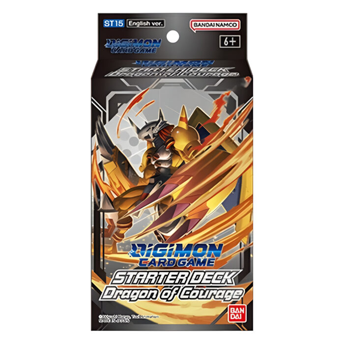 Digimon Card Game: Starter Deck – Dragon of Courage (ST15) (8 Packs) 3