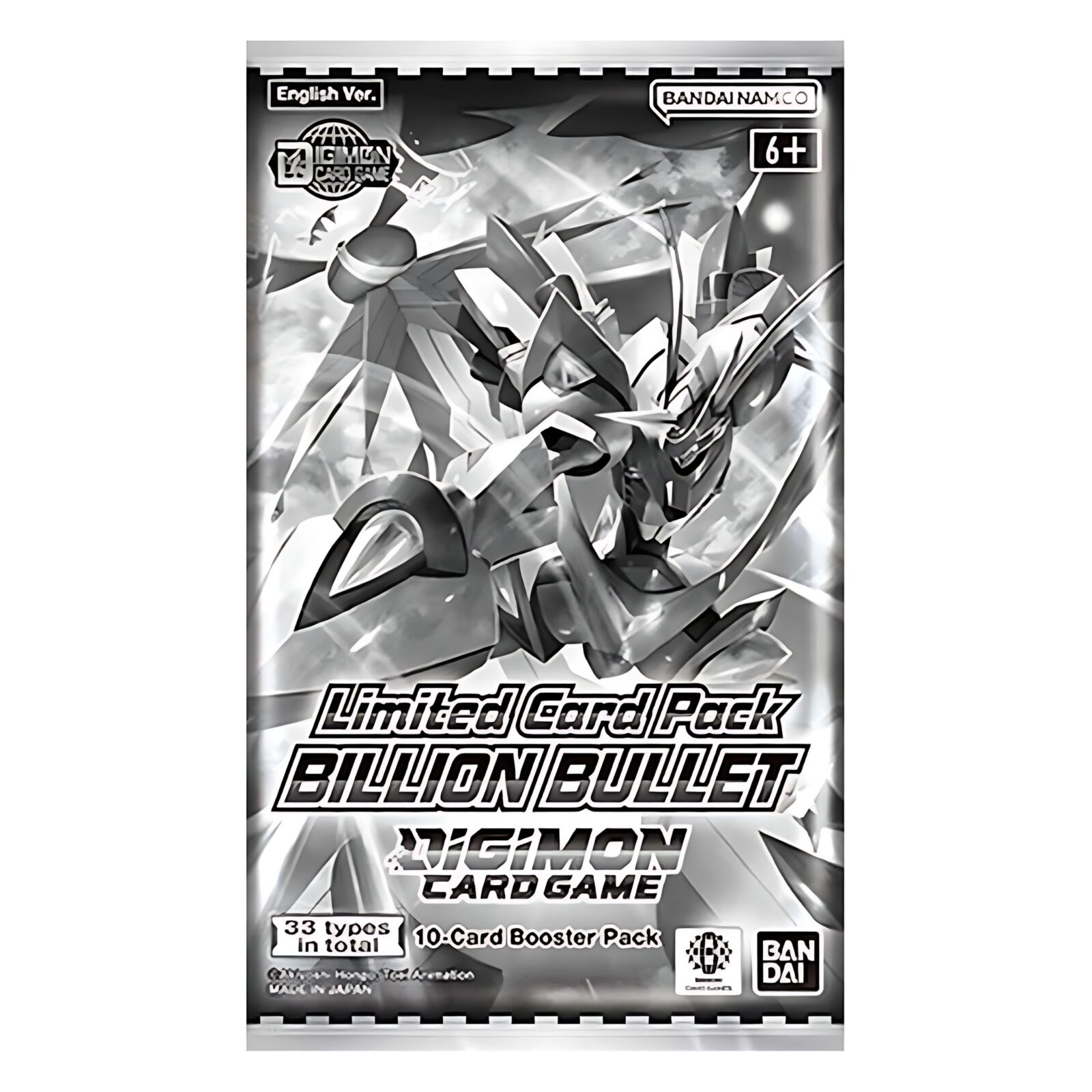 Digimon Card Game: Limited Card Pack – Billion Bullet (6 Packs) Digimon Card Game: Limited Card Pack – Billion Bullet (6 Packs)