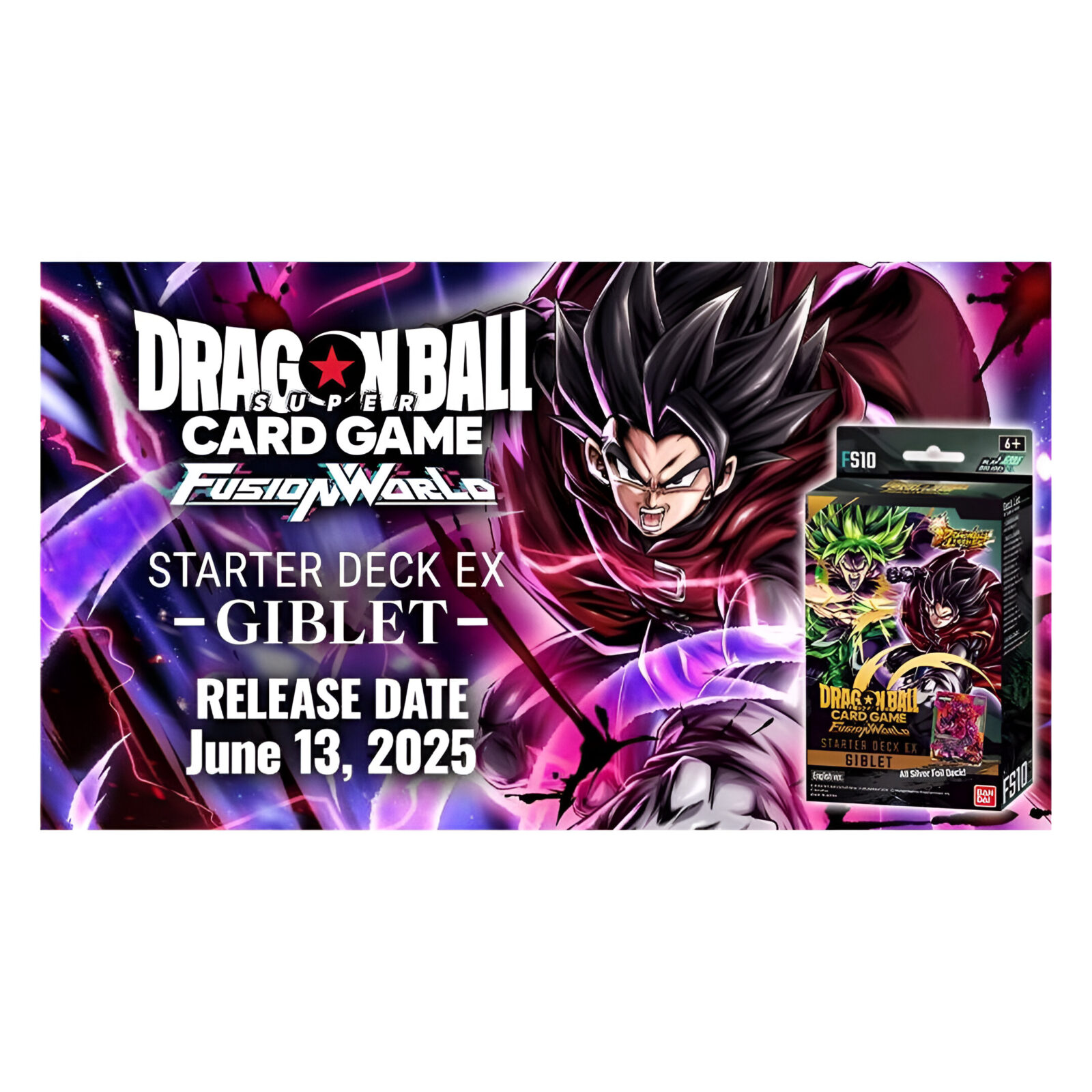 Dragon Ball Super CG: Starter Deck – Fusion World Giblet (FS10) (4 Packs)