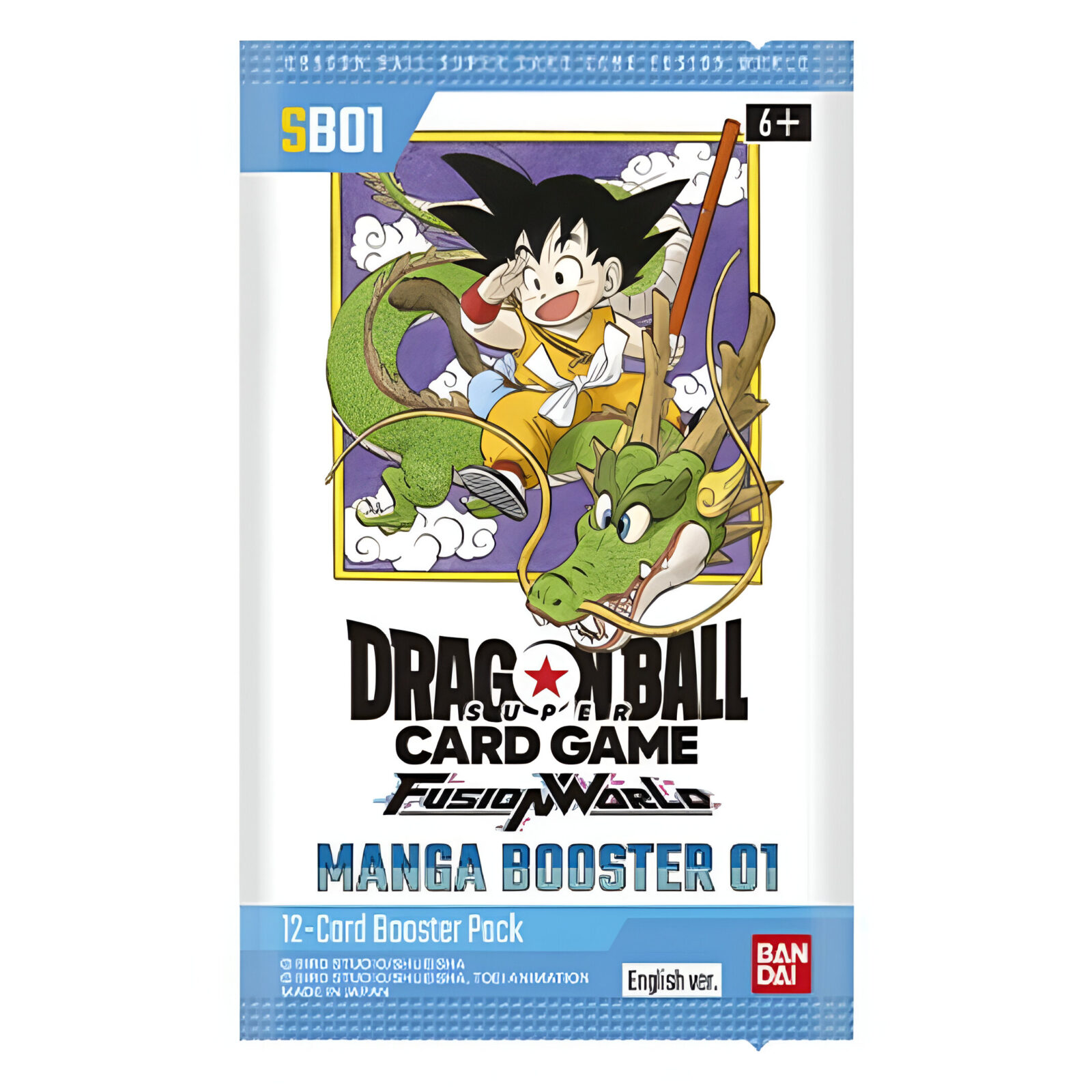 Dragon Ball Super CG: Fusion World – Manga Booster Pack 01 (SB-01) (24 Packs)