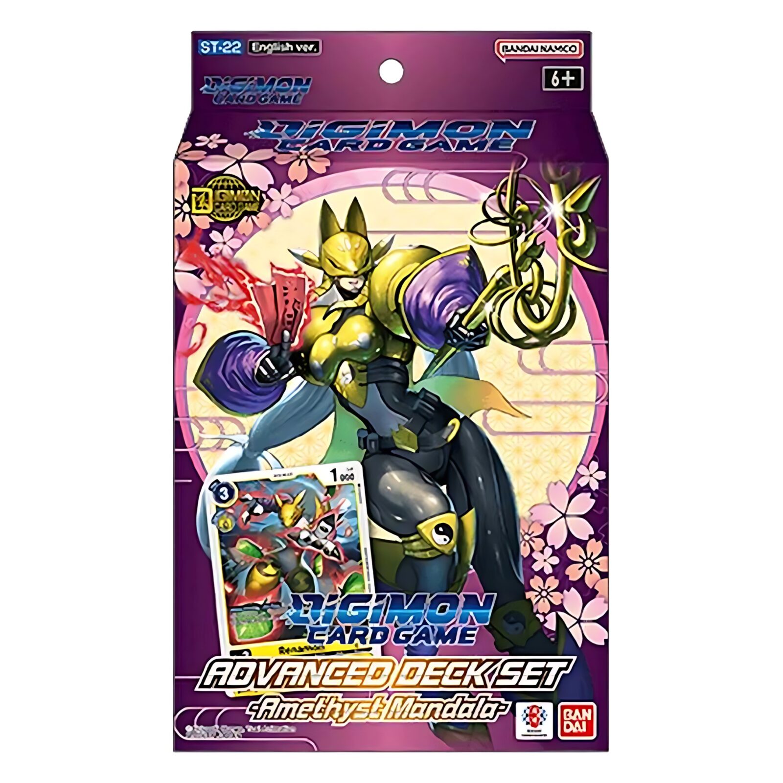 Digimon Card Game: Advanced Deck – Amethyst Mandala (ST-22) (8 Packs) 15