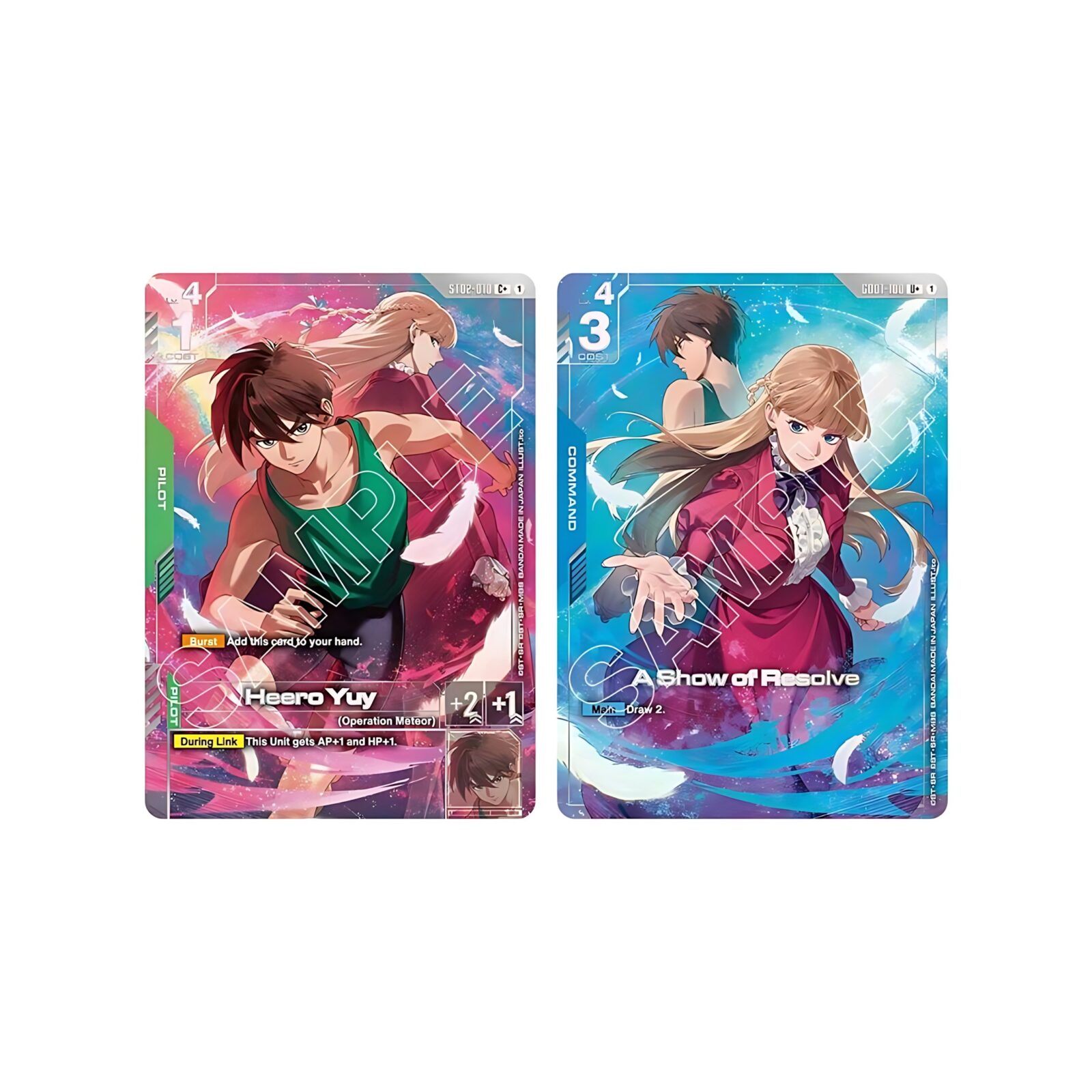 Gundam Card Game: Premium Accessory Set – Mobile Suit Gundam Wing- (PB01) 3