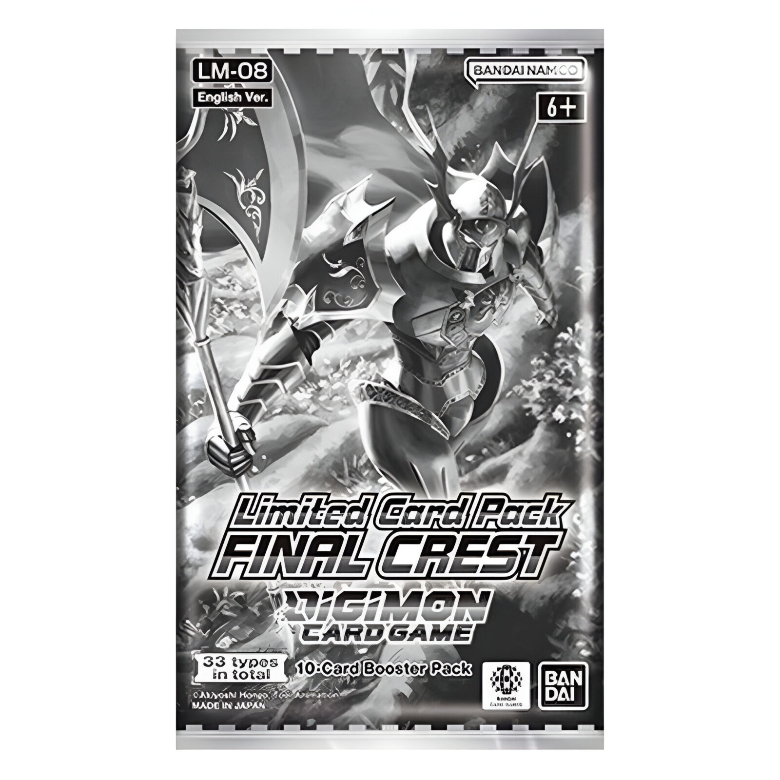 Digimon Card Game: Limited Card Pack – Final Crest (LM-08) (6 Packs)
