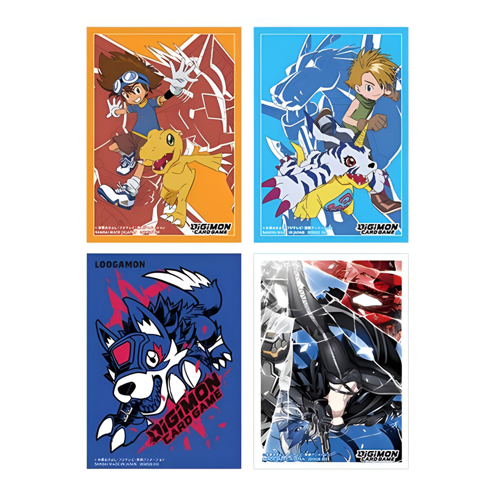 Digimon Card Game: Official Sleeve (4 Kinds Assortment)