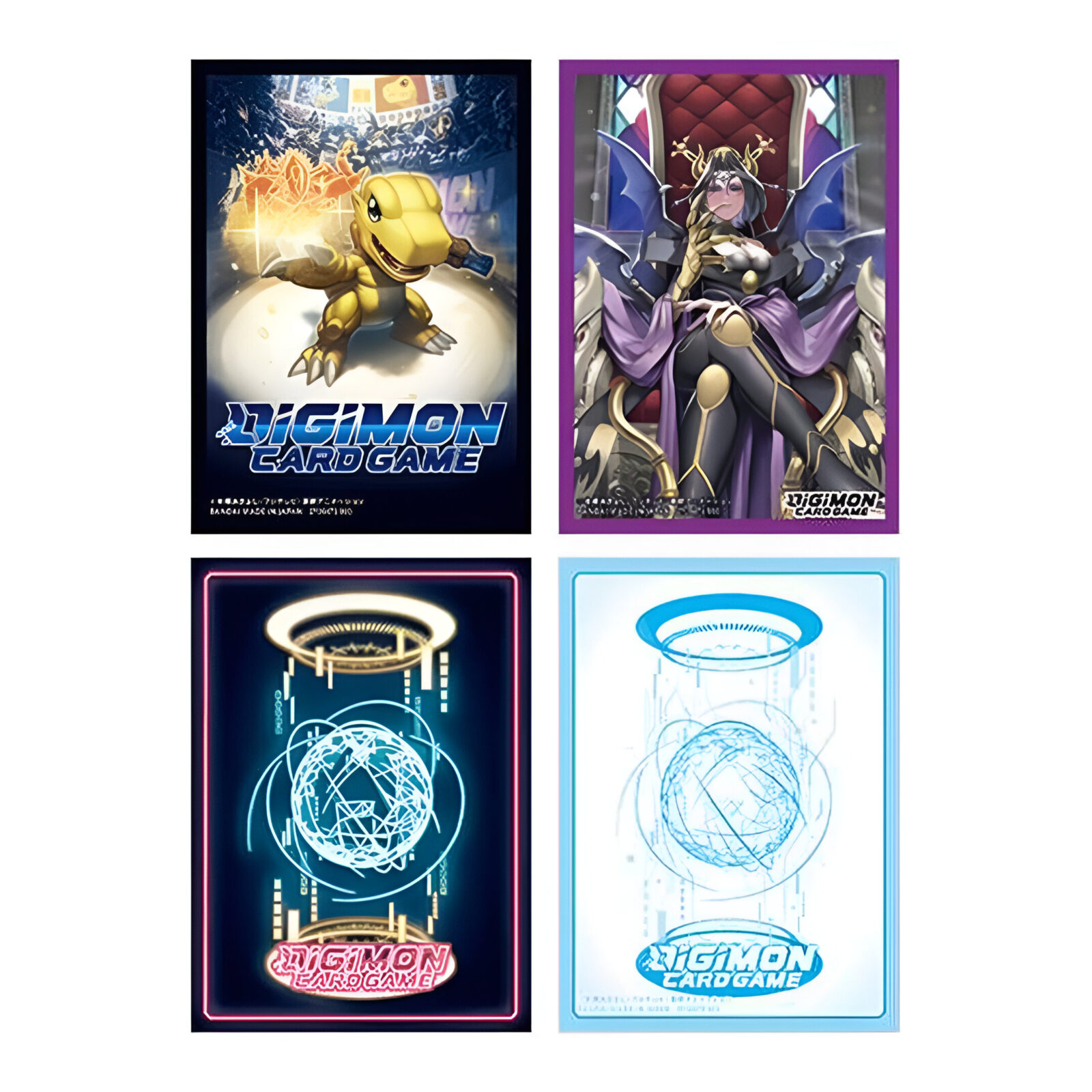 Digimon Card Game: Official Sleeve 2024 Version 1.0 (4 Kinds Assortment)