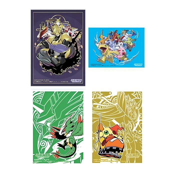Digimon Card Game: Official Sleeve 2024 Version 2.0 (4 Kinds Assortment) (12 Packs) 3