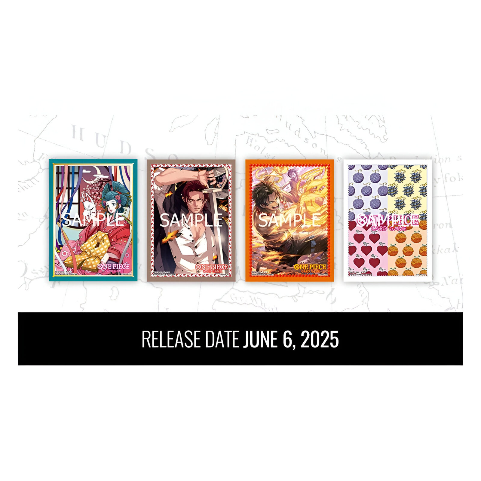 One Piece Card Game: Official Sleeve 10 (4 Kinds Assortment) (12 Packs)