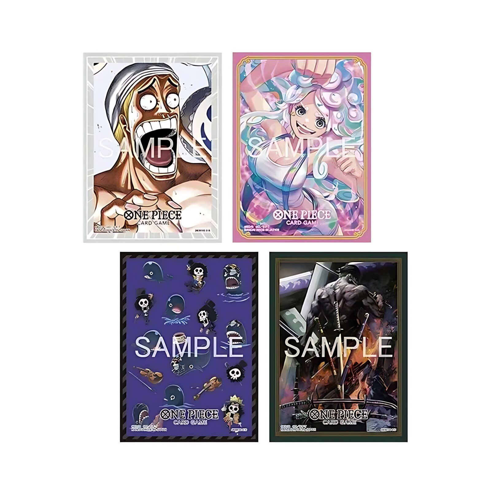 One Piece Card Game: Official Sleeve 14 (4 Kinds Assortment) (12 Packs)