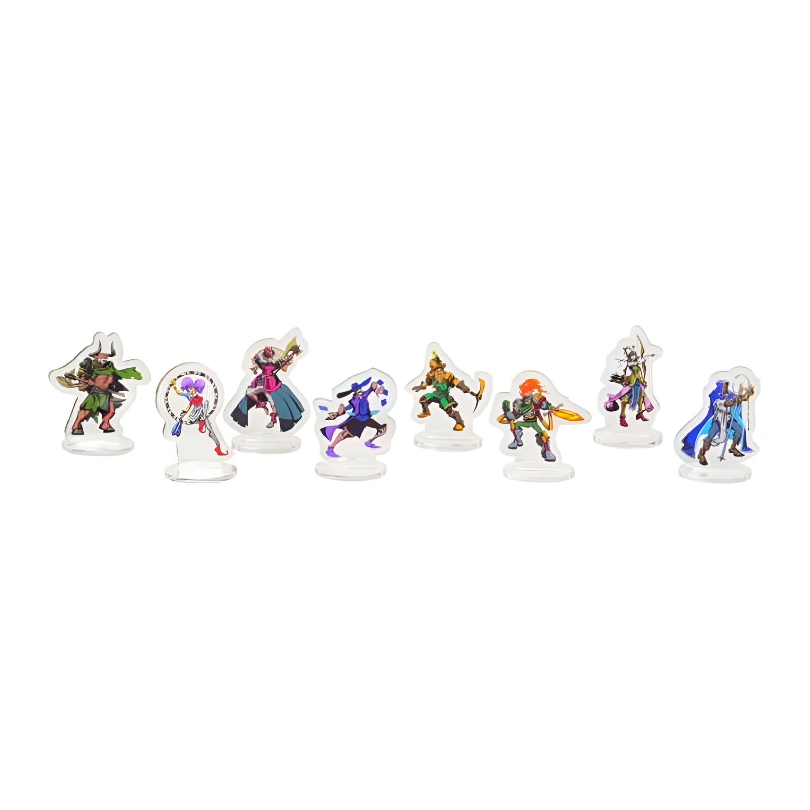 Shuffle Dungeons Acrylic Hero Tokens Shuffle Dungeons Acrylic Hero Tokens