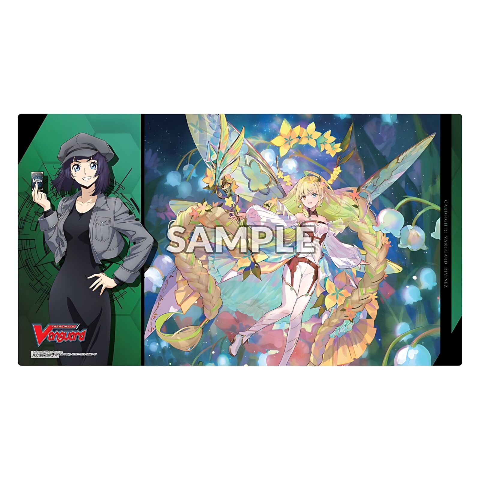 Cardfight!! Vanguard: Divinez Deluxe Finals Rubber Playmat Vol 12. Design A – Ruka & Nannaclir