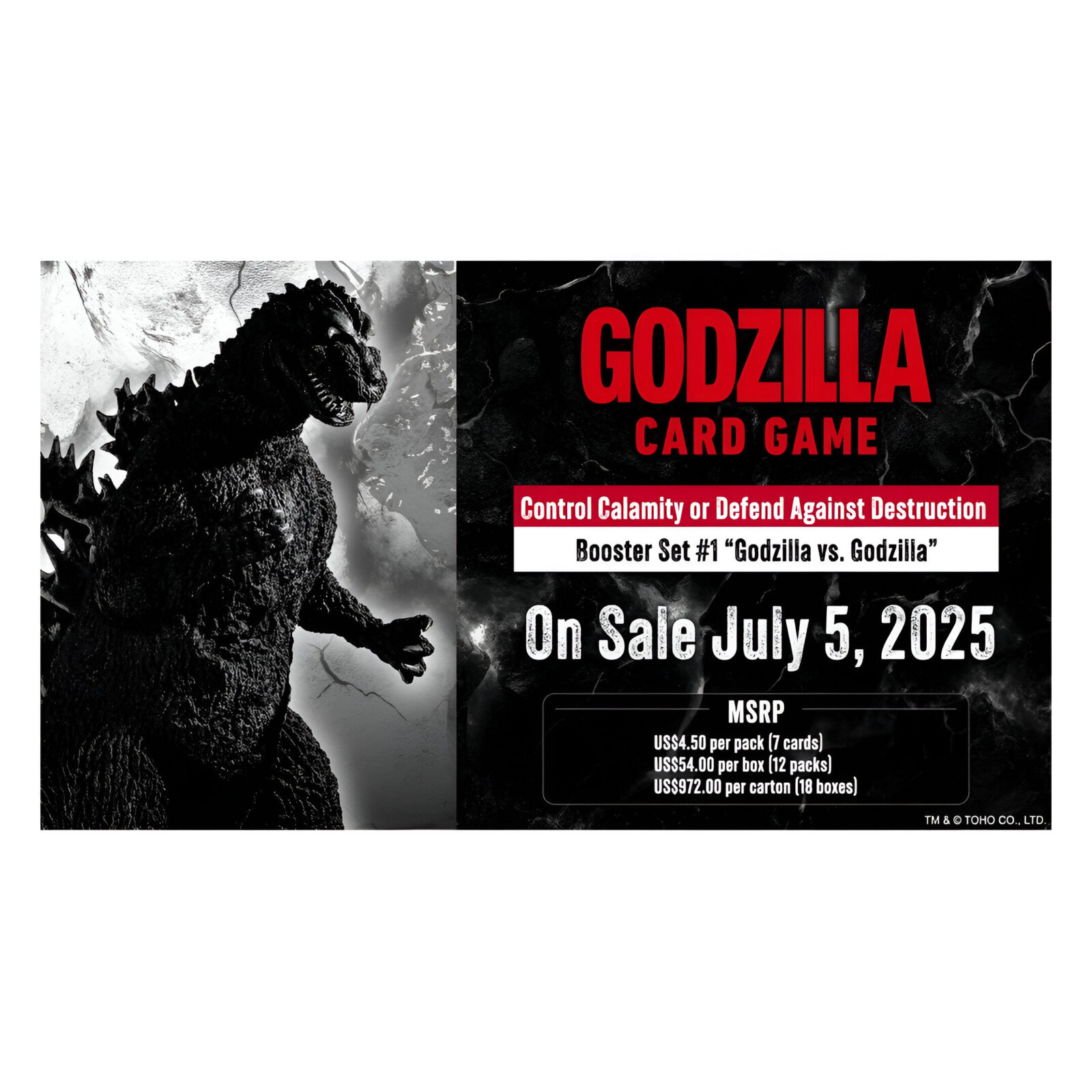 Godzilla Card Game: Booster Set #1 (12 Packs) 15