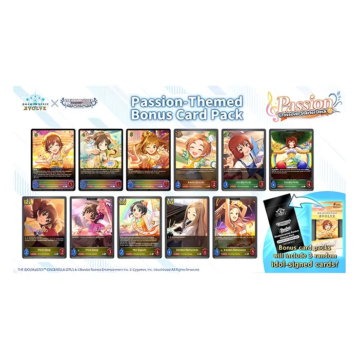 Shadowverse: Evolve – The Idolmaster Cinderella Girls – Passion –  Crossover Starter Decks (6 Packs) 4