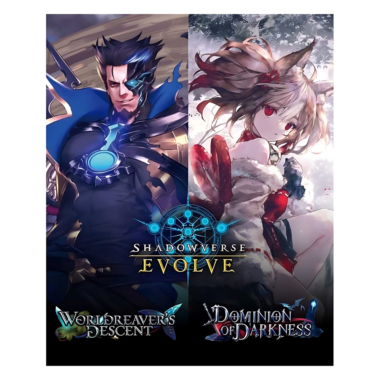Shadowverse: Evolve – Combined Set – Worldreaver’s Descent & Dominion of Darkness (12 Packs)