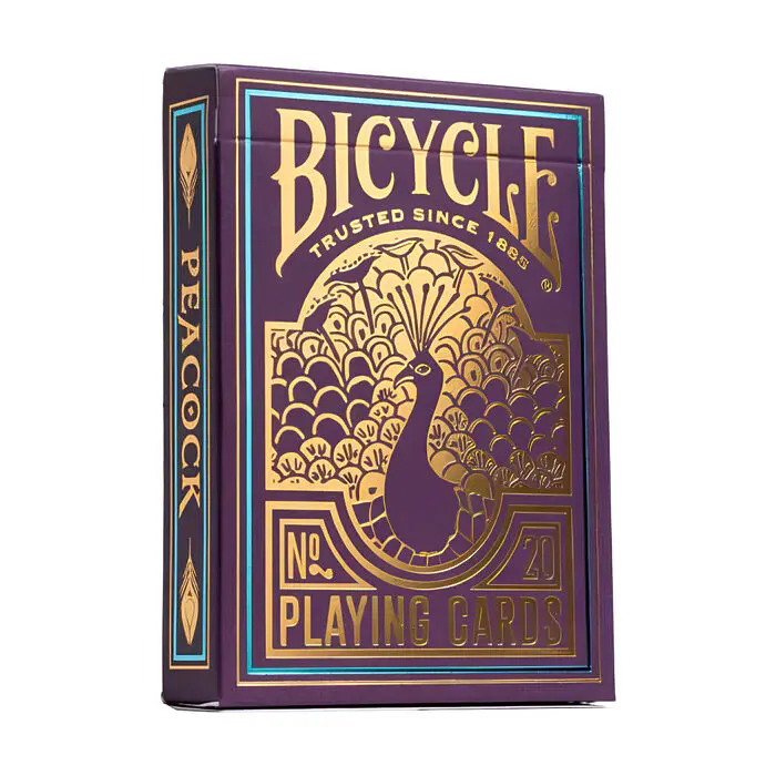 Bicycle: Purple Peacock (Case of 6) 3