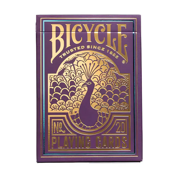 Bicycle: Purple Peacock (Case of 6) 4