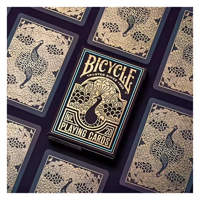 Bicycle: Purple Peacock (Case of 6) 6