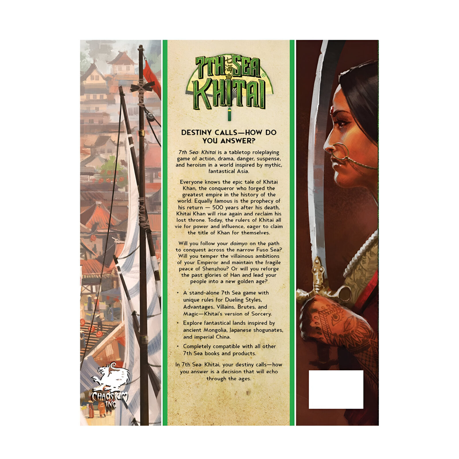 7th Sea: Khitai Core Rulebook 3
