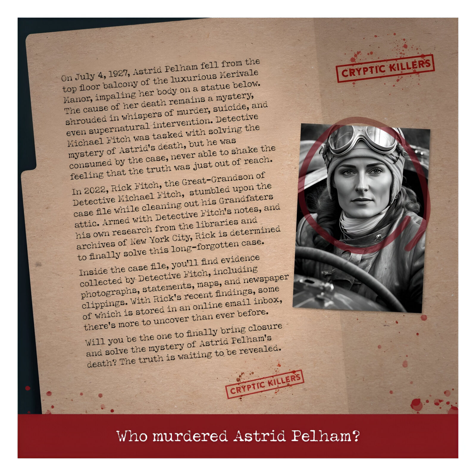 Cryptic Killers – Murder at Merivale Manor 3