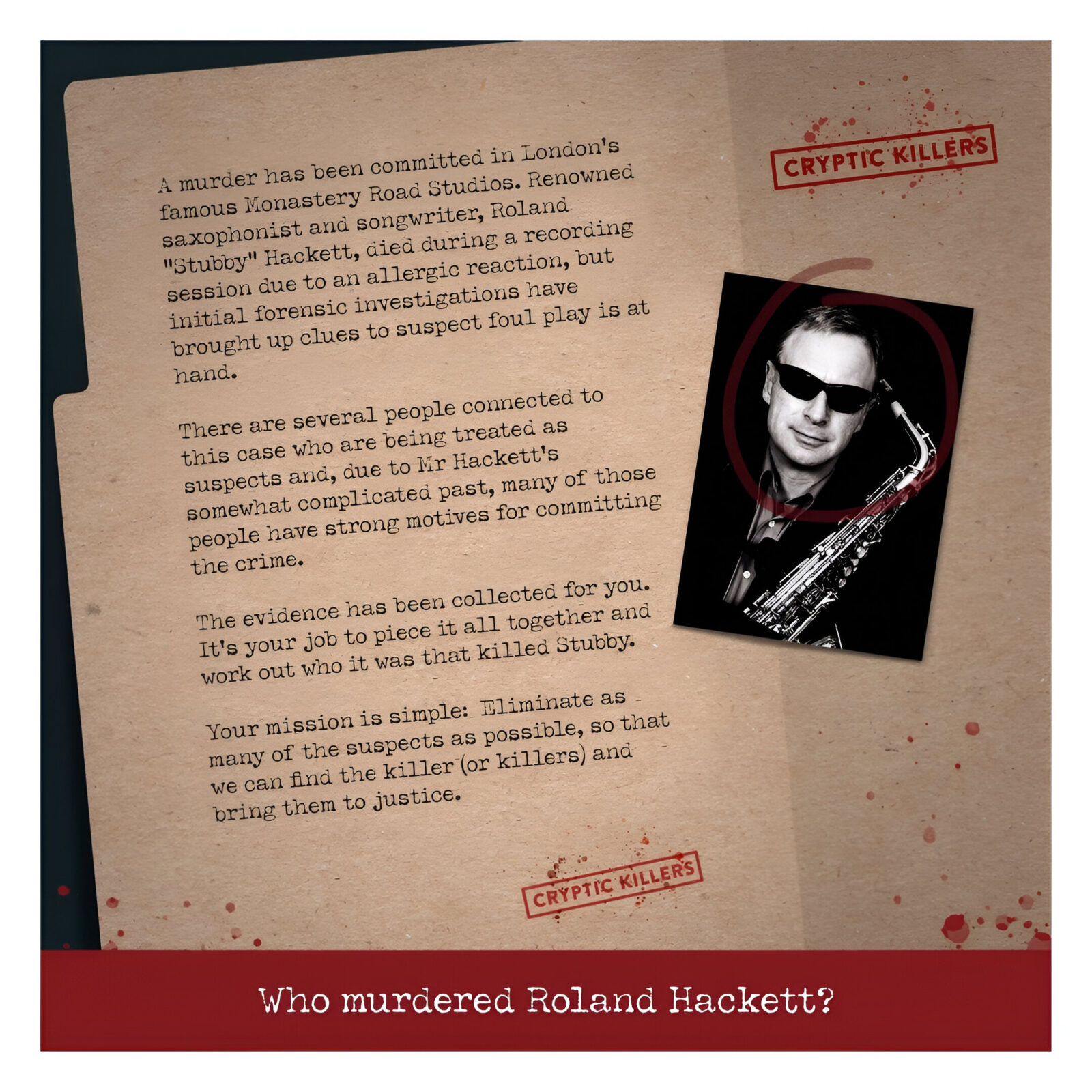 Cryptic Killers – Murder of a Musician 3