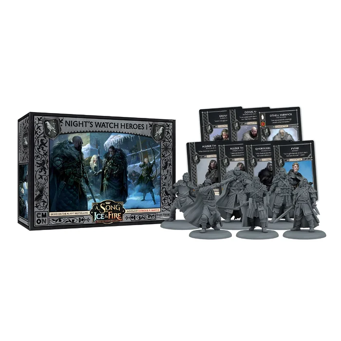 A Song of Ice & Fire: Tabletop Miniatures Game – Night’s Watch Heroes I 4