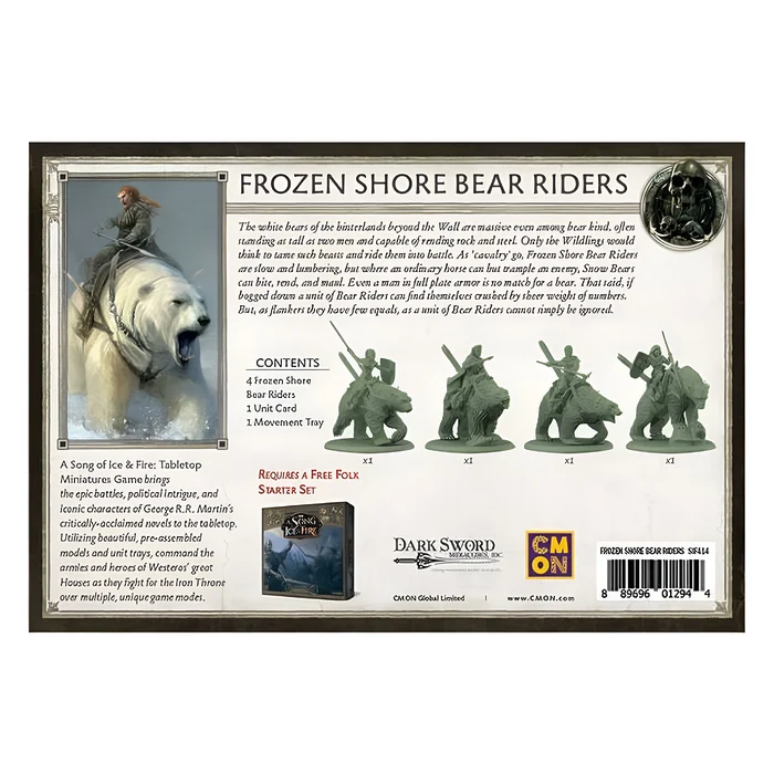 A Song of Ice & Fire: Tabletop Miniatures Game – Free Folk Frozen Shore Bear Riders 4