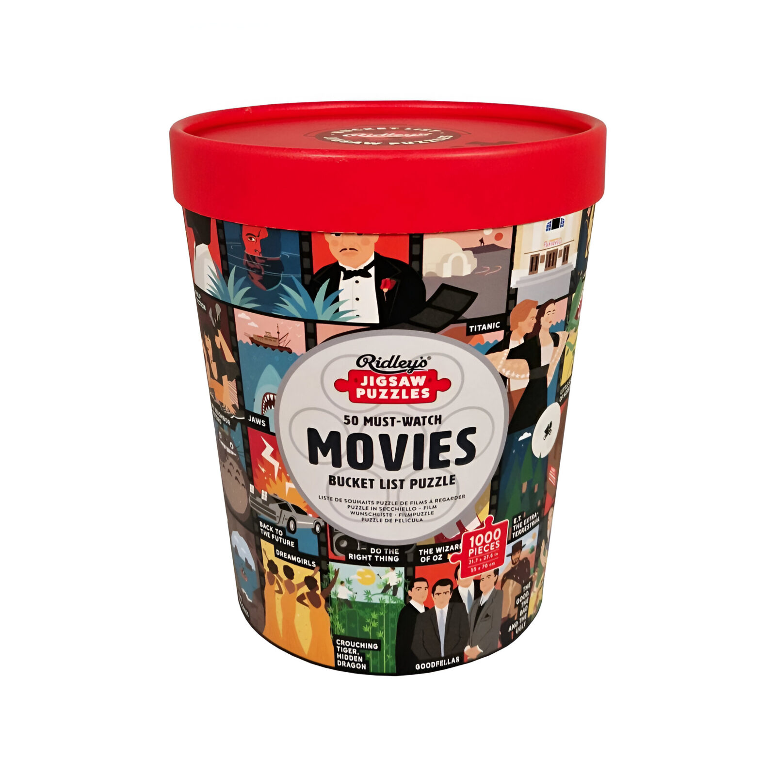 50 Must-Watch Scary Movies Bucket List Jigsaw Puzzles
