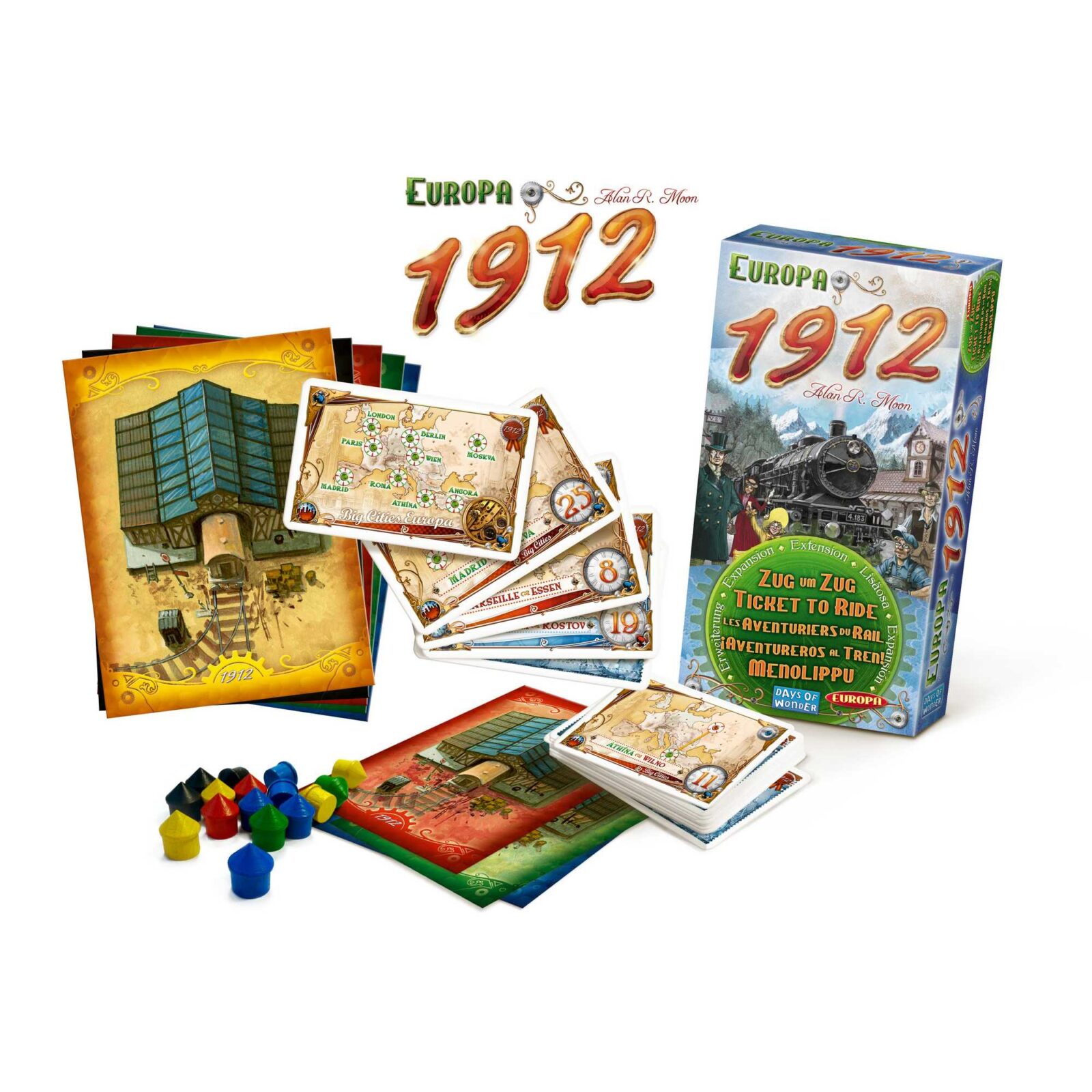 Ticket to Ride Europe 1912 Expansion