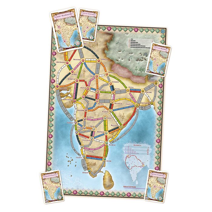 Ticket To Ride India: Map Collection