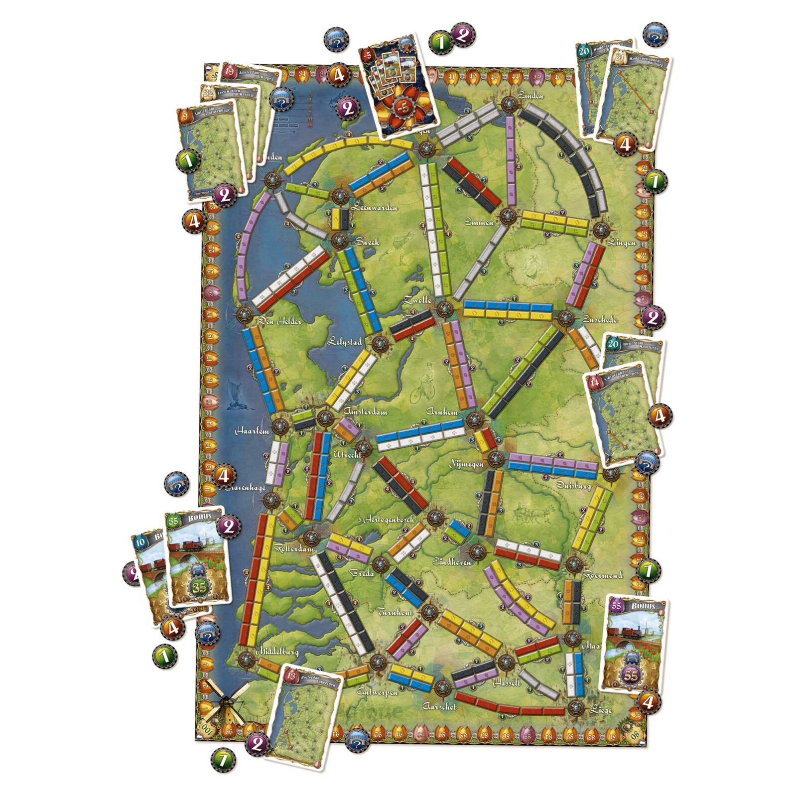 Ticket To Ride Nederlands: Map Collection