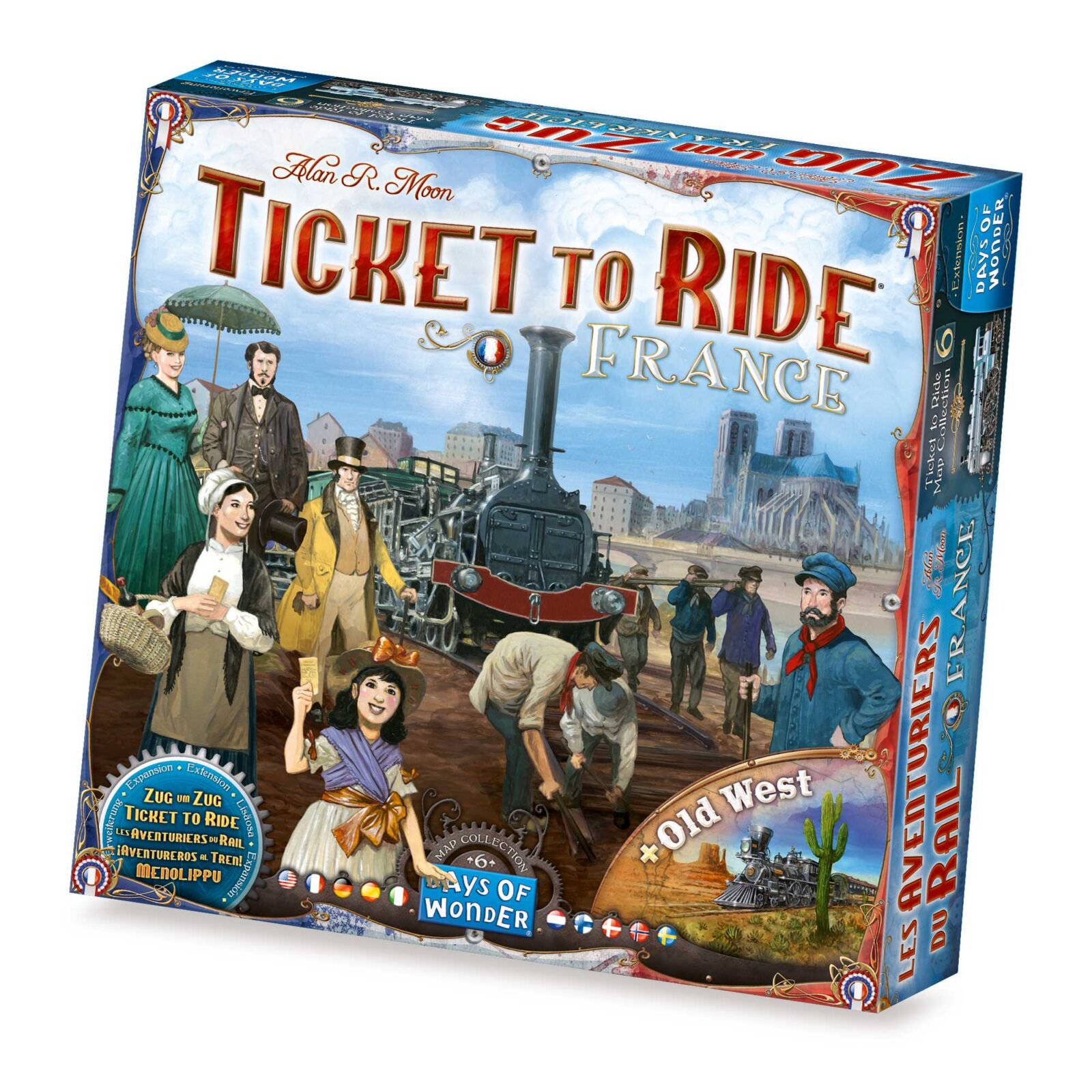 Ticket To Ride France & Old West: Map Collection