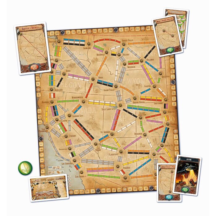 Ticket To Ride France & Old West: Map Collection