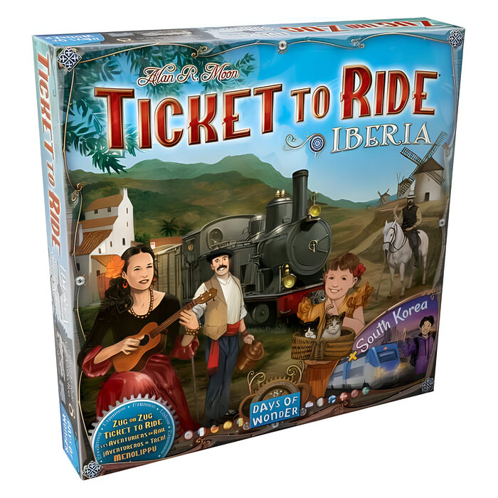 Ticket To Ride Map Collection 8: Iberia & South Korea