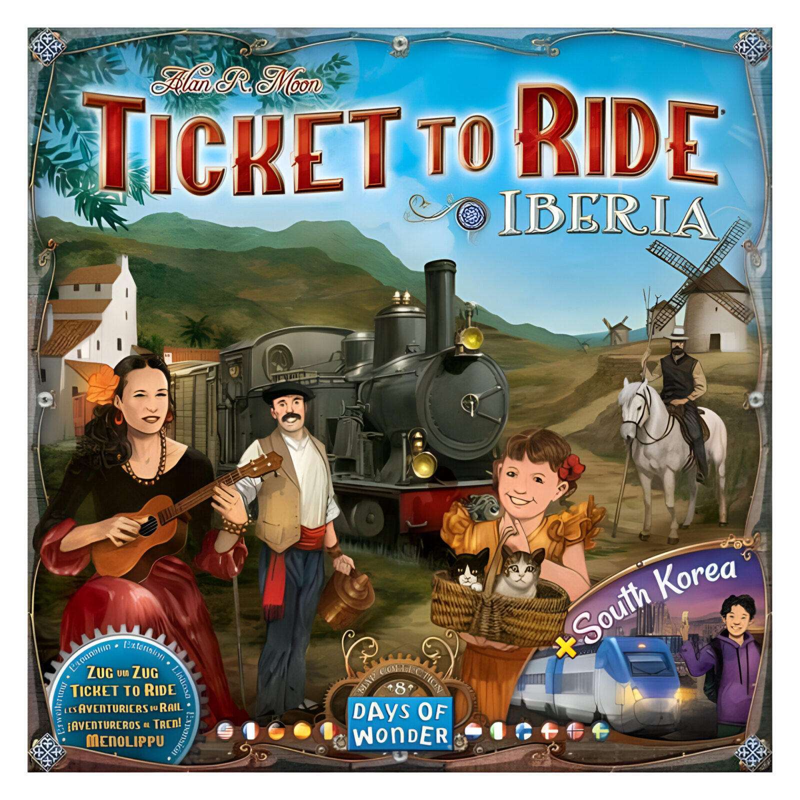 Ticket To Ride Map Collection 8: Iberia & South Korea