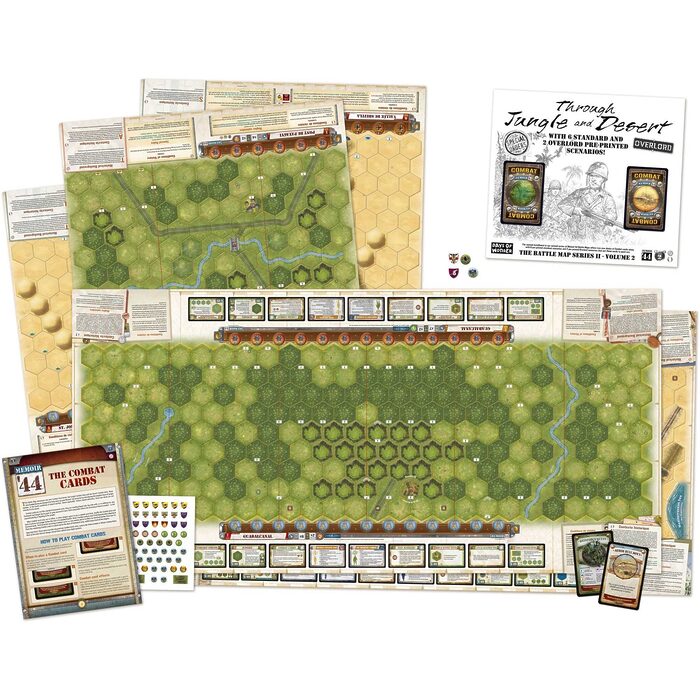 Memoir ’44 OP6 Battle Map – Through Desert and Jungle