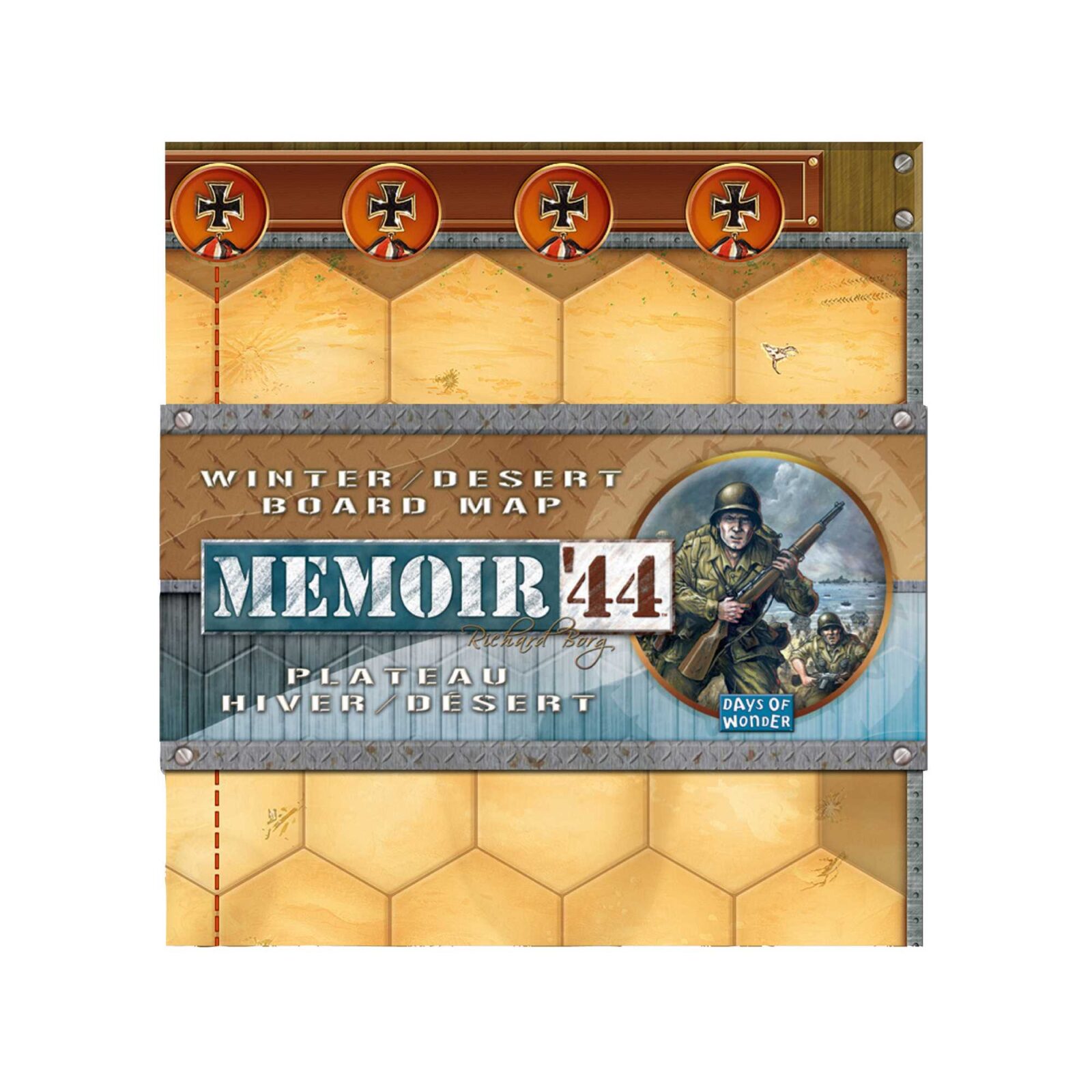 Memoir ’44 Winter/Desert Board Map