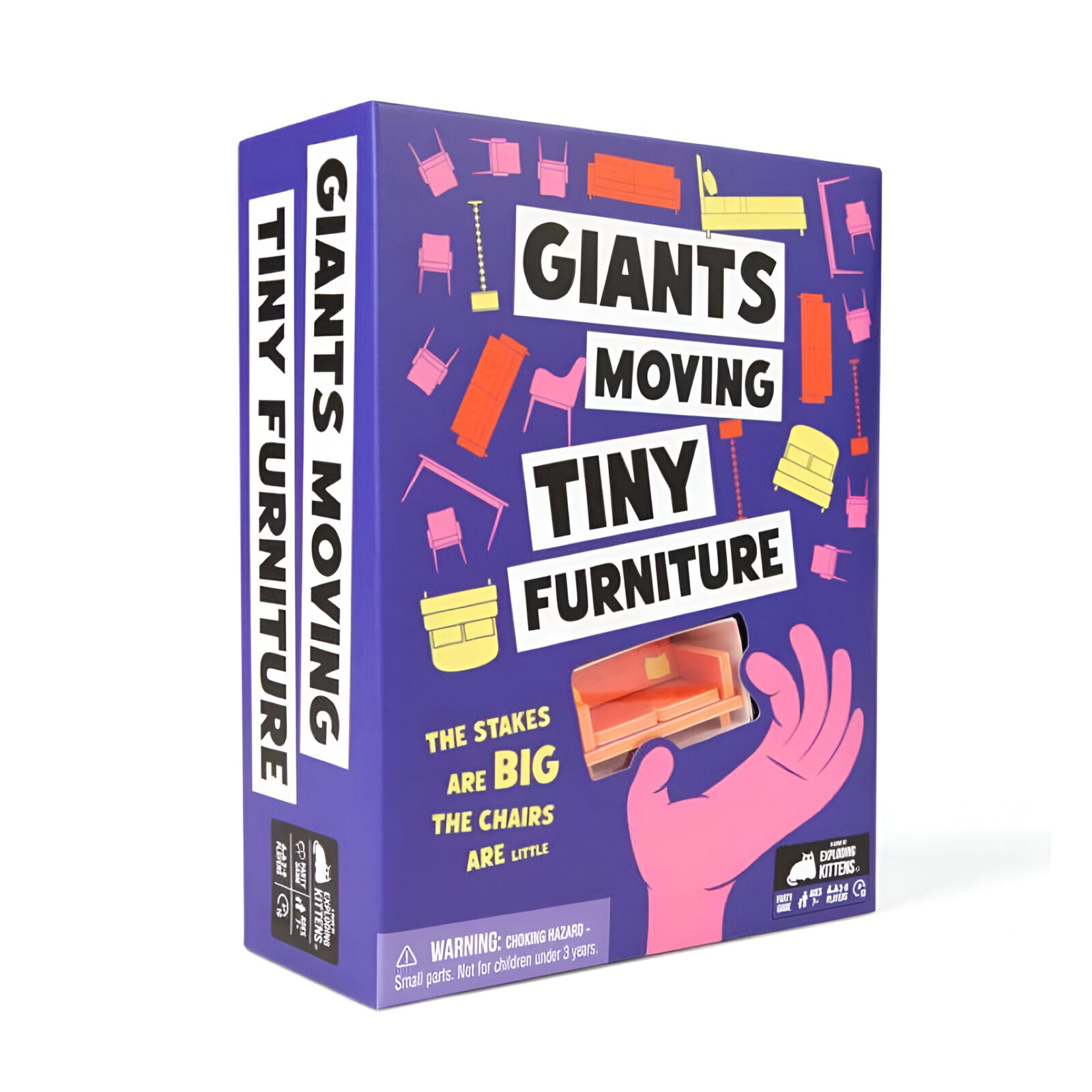 Giants Moving Tiny Furniture