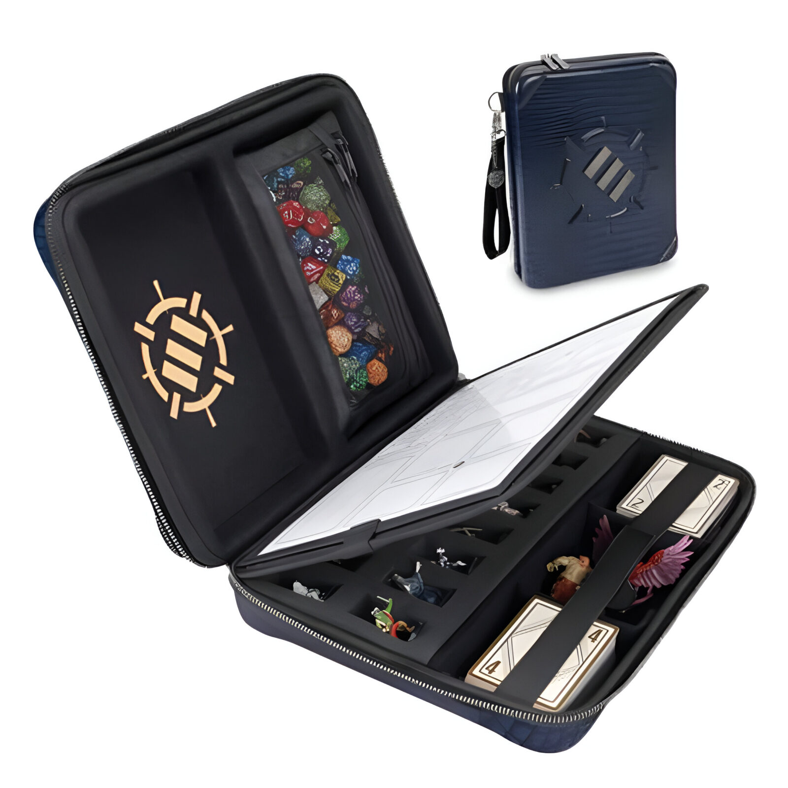 Enhance Tabletop RPGs RPG Organizer Case Collector’s Edition (Blue)