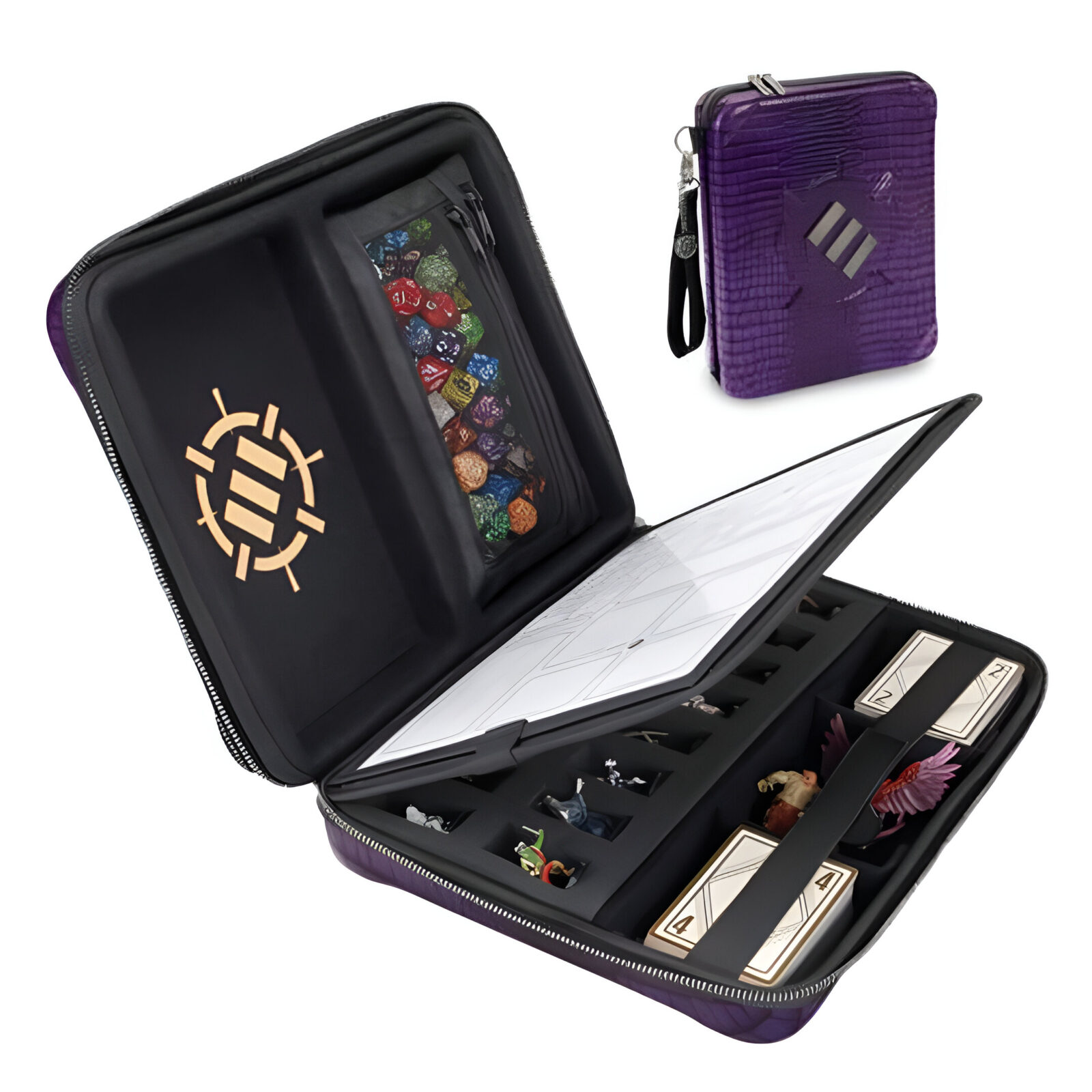 Enhance Tabletop RPGs RPG Organizer Case Collector’s Edition (Purple)