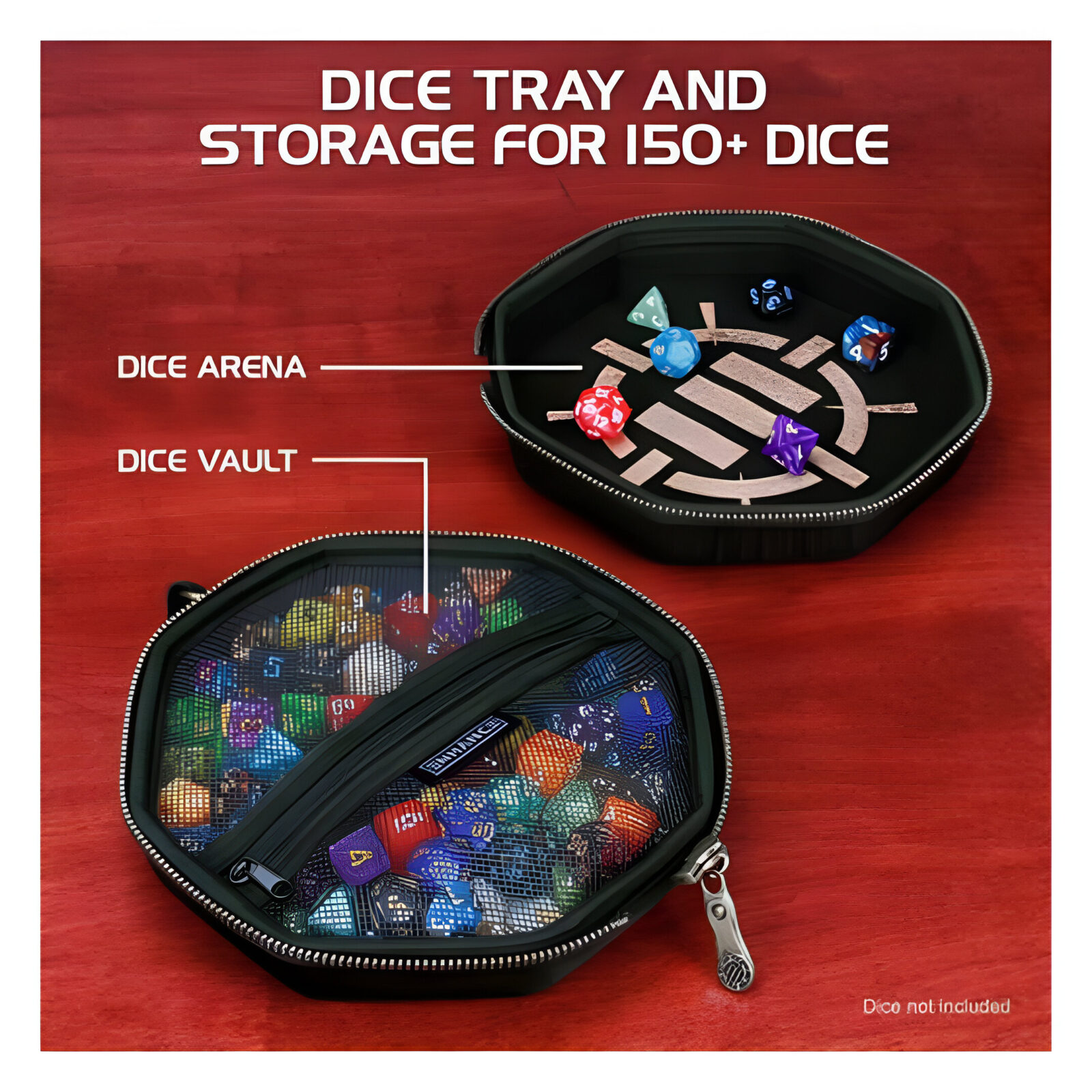 Enhance Tabletop RPGs Dice Tray & Case (Black) 3