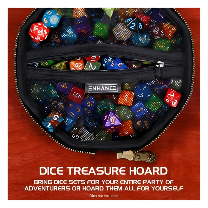 Enhance Tabletop RPGs Dice Tray & Case (Black) 5