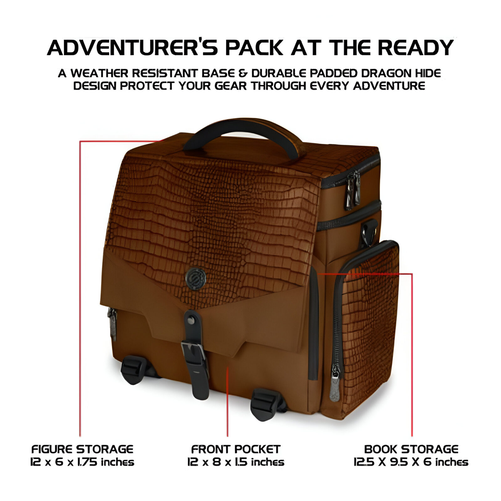 Enhance Tabletop RPGs RPG Adventurer’s Bag Collector’s Edition (Brown) 3