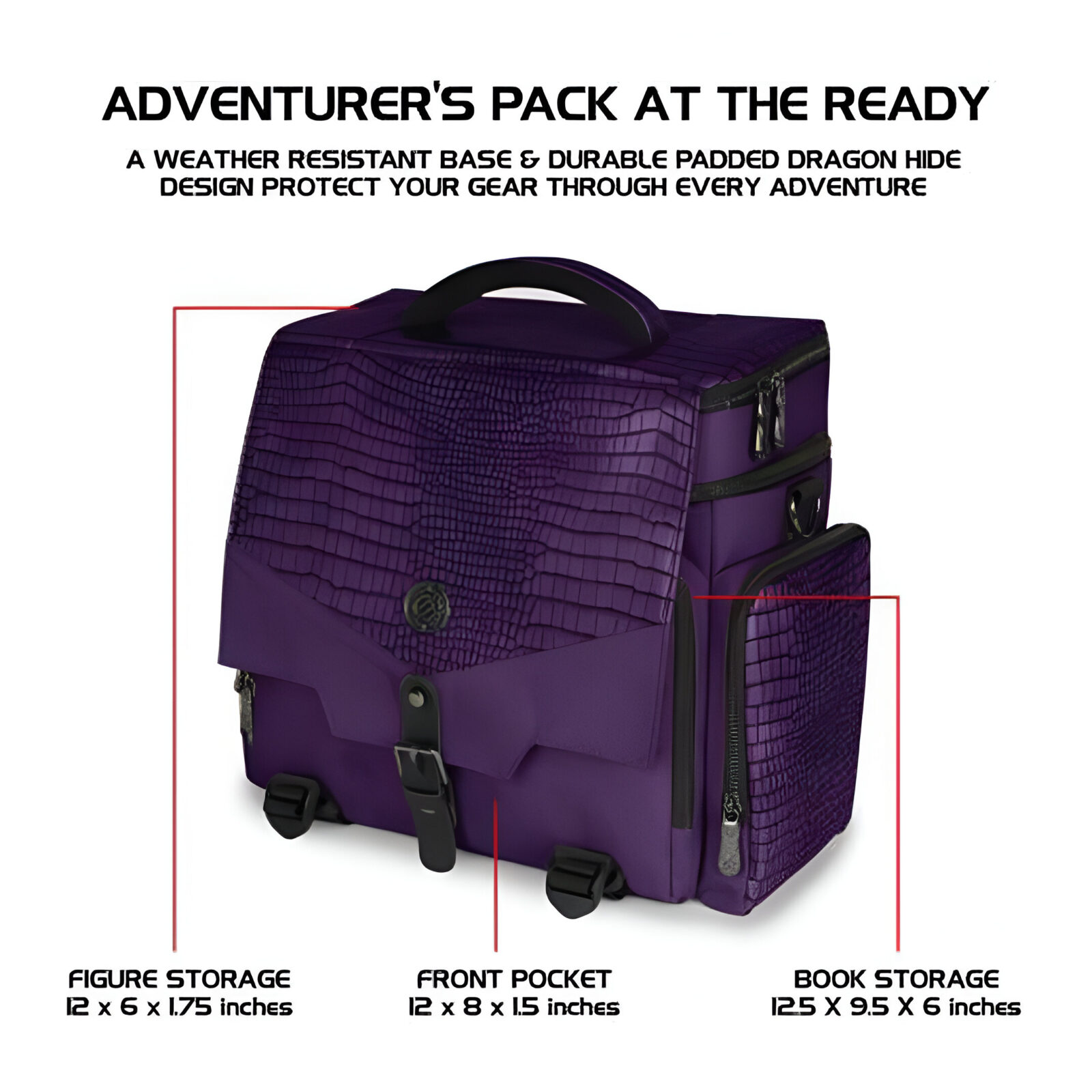 Enhance Tabletop RPGs RPG Adventurer’s Bag Collector’s Edition (Purple) 3