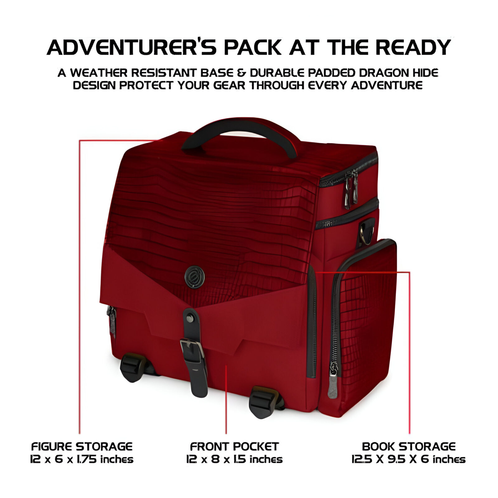 Enhance Tabletop RPGs RPG Adventurer’s Bag Collector’s Edition (Red) 3