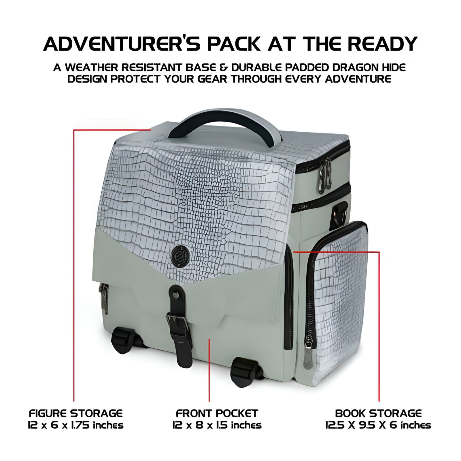 Enhance Tabletop RPGs RPG Adventurer’s Bag Collector’s Edition (Silver) 3