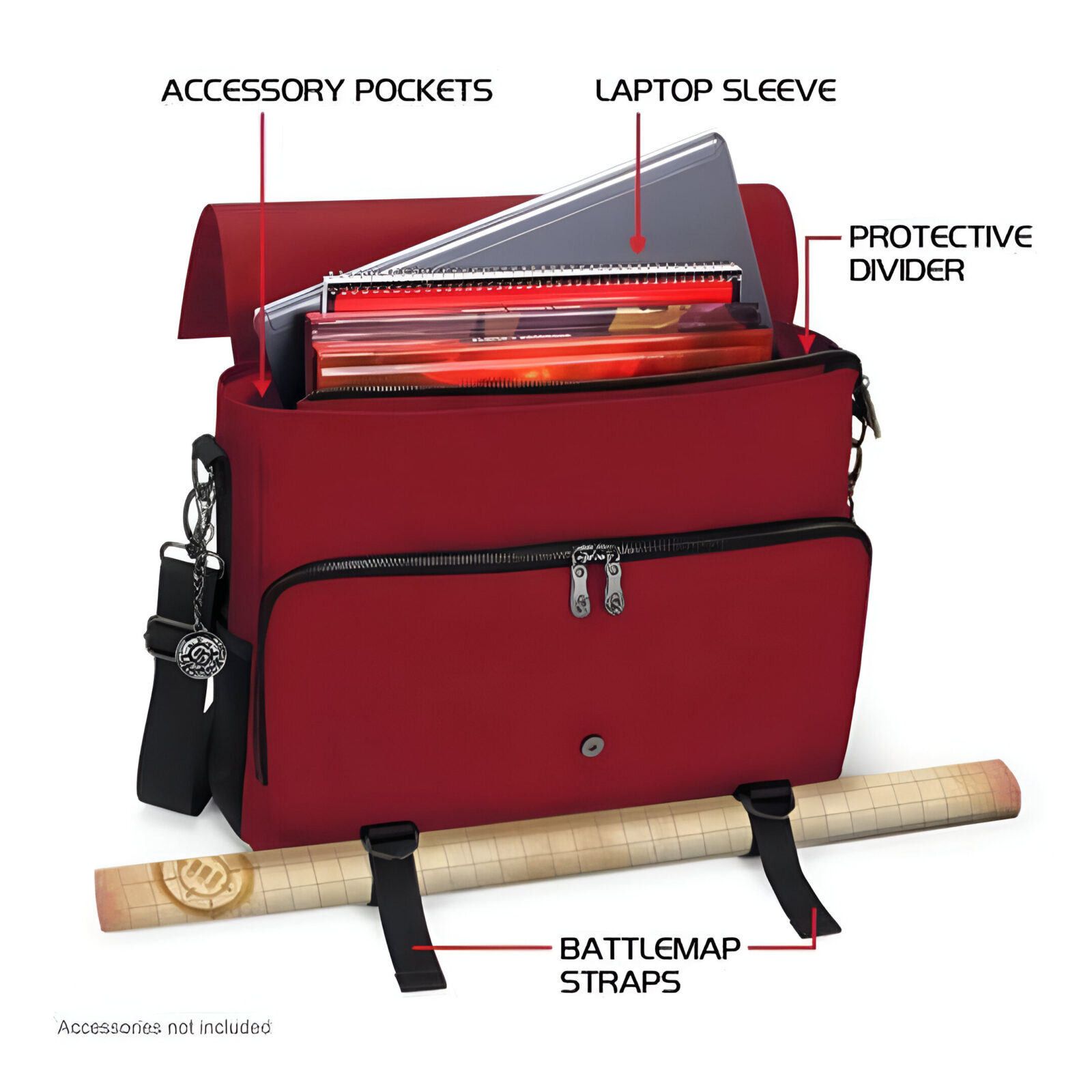 Enhance Tabletop RPGs Player’s Essentials Bag Collector Edition (Red) 3