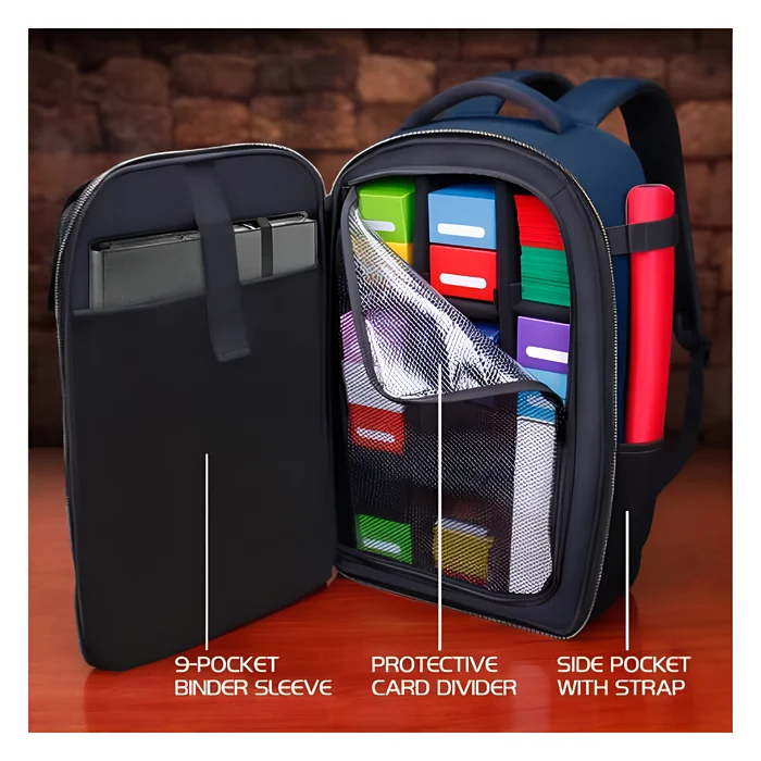 Enhance TCG Trading Card Backpack Collector’s Edition (Blue) 4
