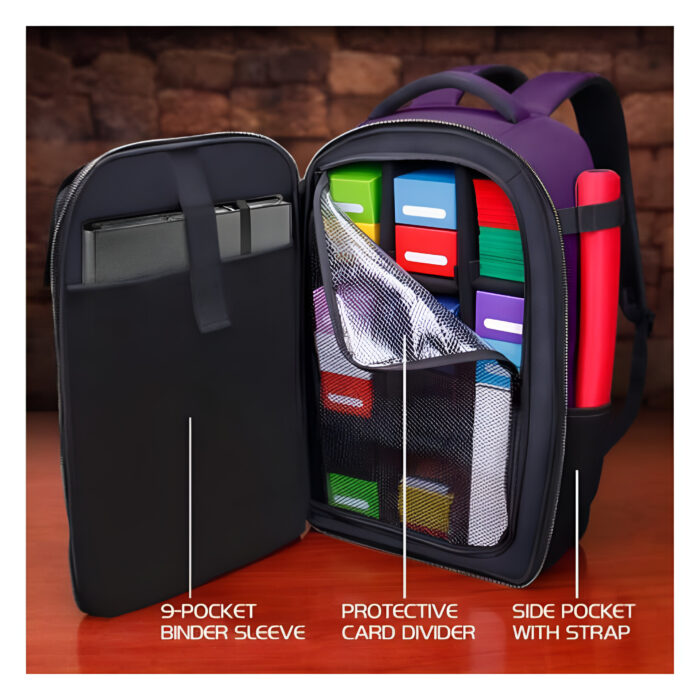 Enhance TCG Trading Card Backpack Collector’s Edition (Purple) 4