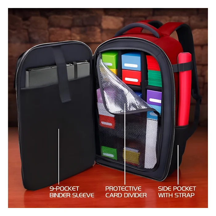 Enhance TCG Trading Card Backpack Collector’s Edition (Red) 4