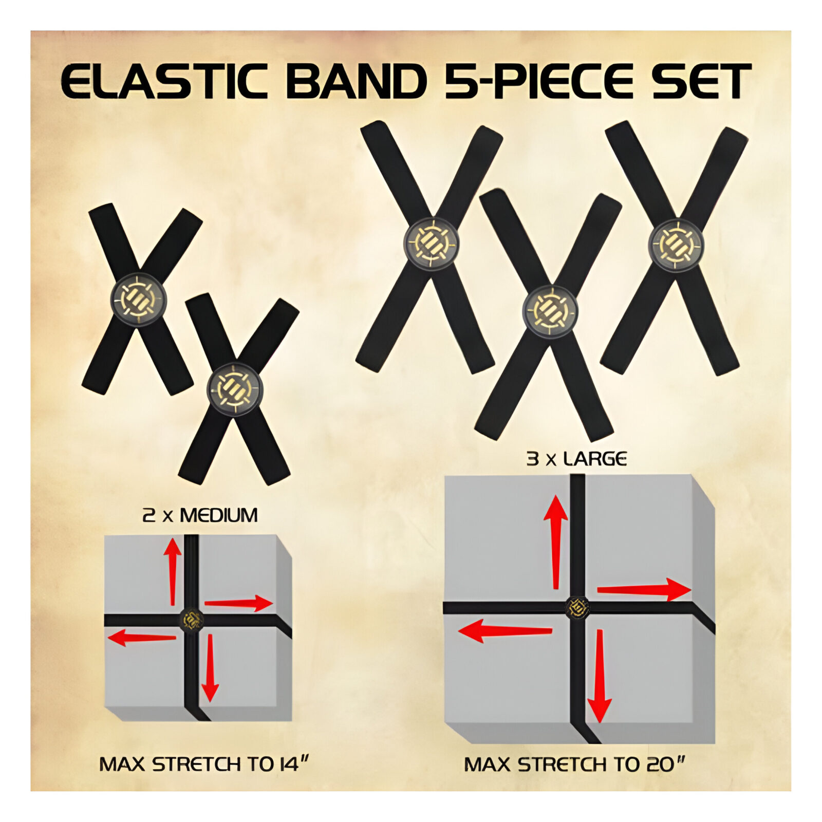 Enhance Board Games & Puzzles Board Game Box Bands (Set of 5) 3 Enhance Board Games & Puzzles Board Game Box Bands (Set of 5) 3